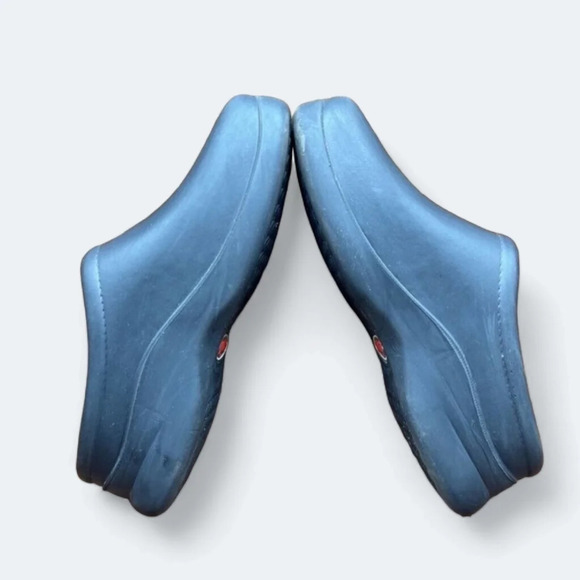 Klogs Womens Mules Shoes Black Slip On Flat Heel Work Comfort 8 - Picture 9 of 9